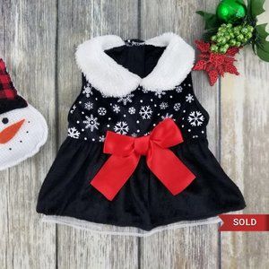 Snowflakes Holiday Pet Dress